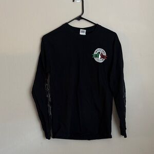 Hardcore Italian- Black Long Sleeve Shirt size small